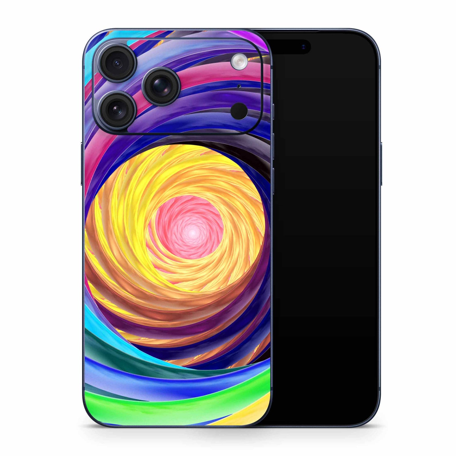 Rainbow Vortex iPhone 17 Skin