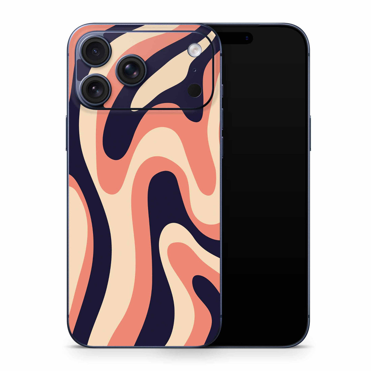 Bold Retro Swirl iPhone 17 Skin