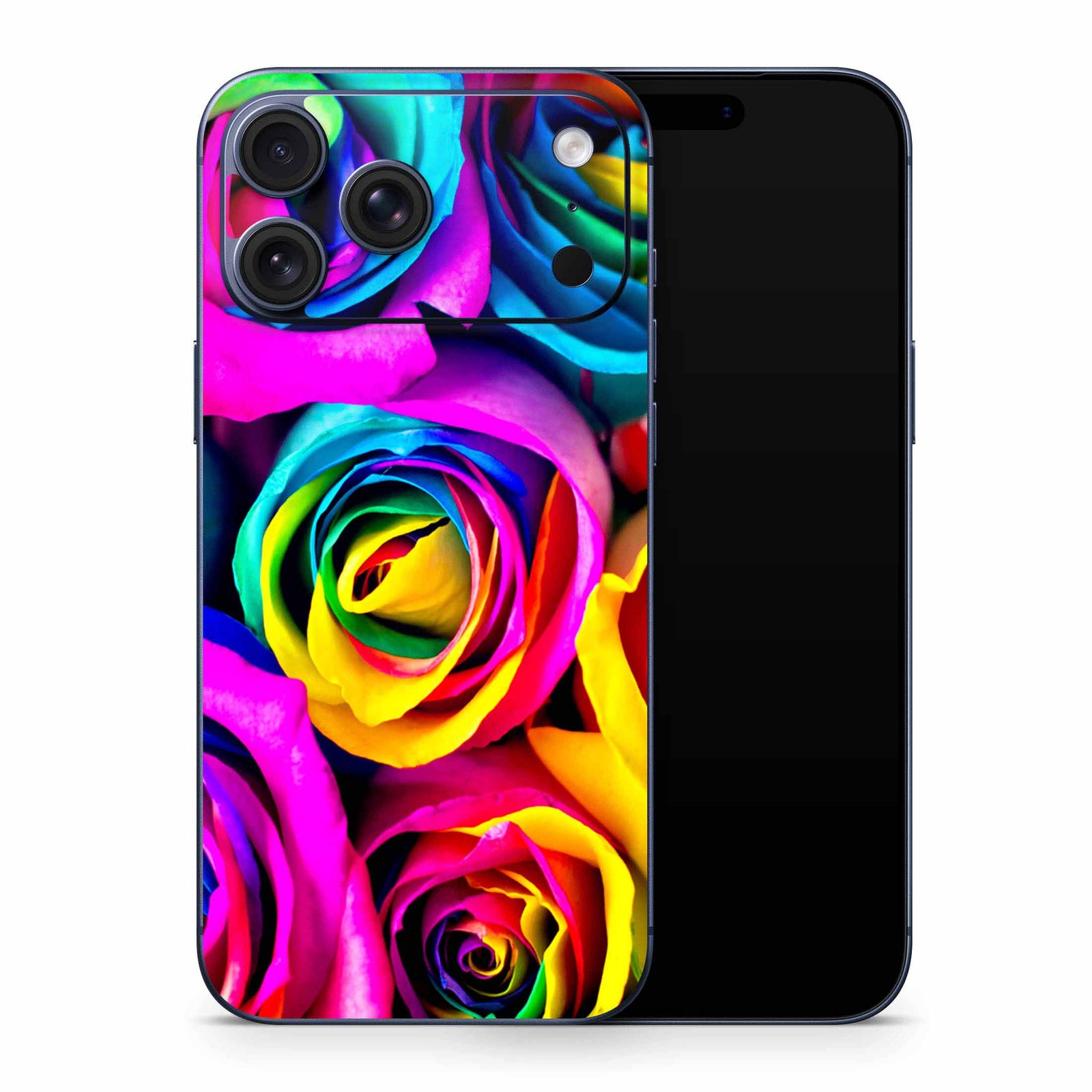 Rainbow Roses iPhone 17 Skin
