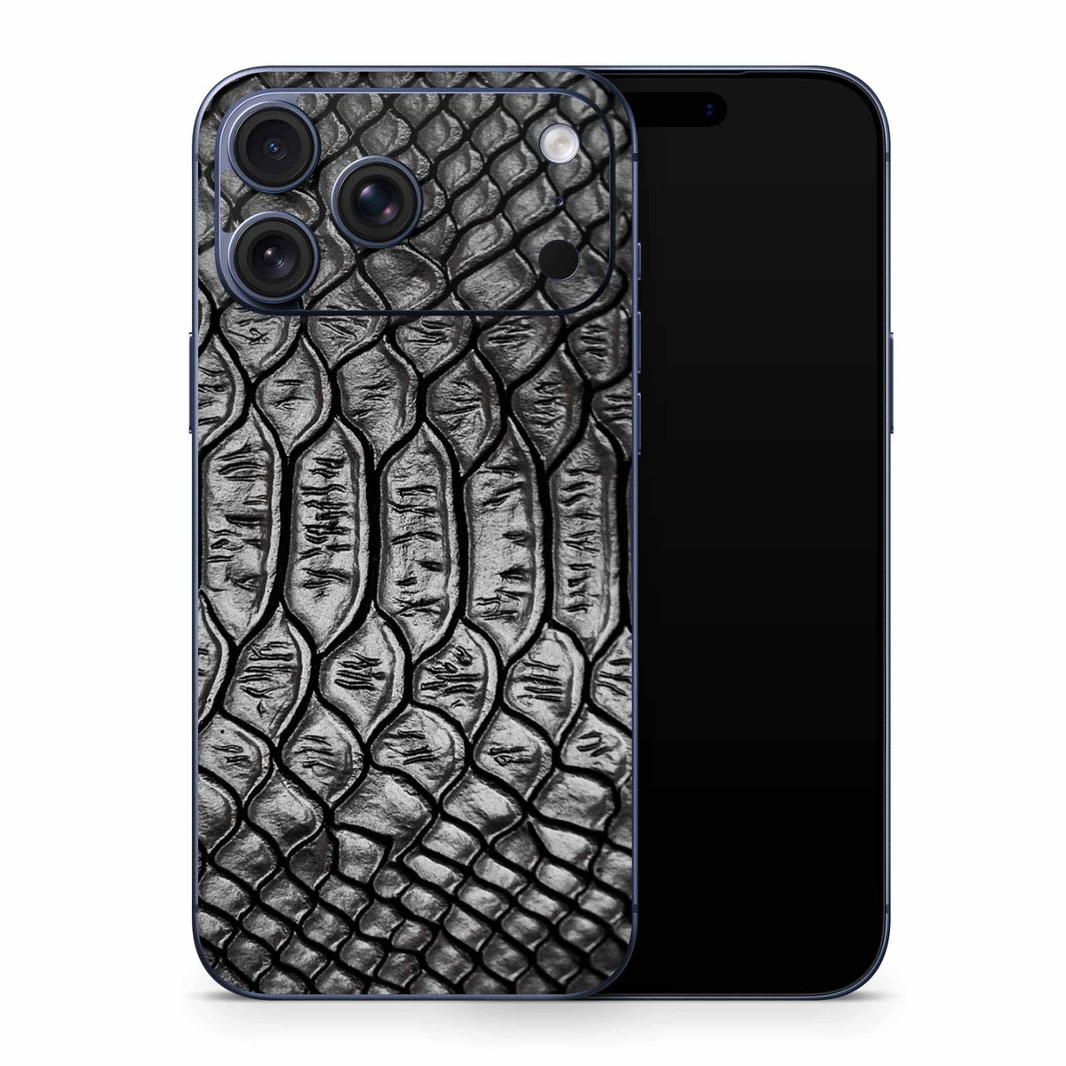 Black Snakeskin iPhone 17 Skin