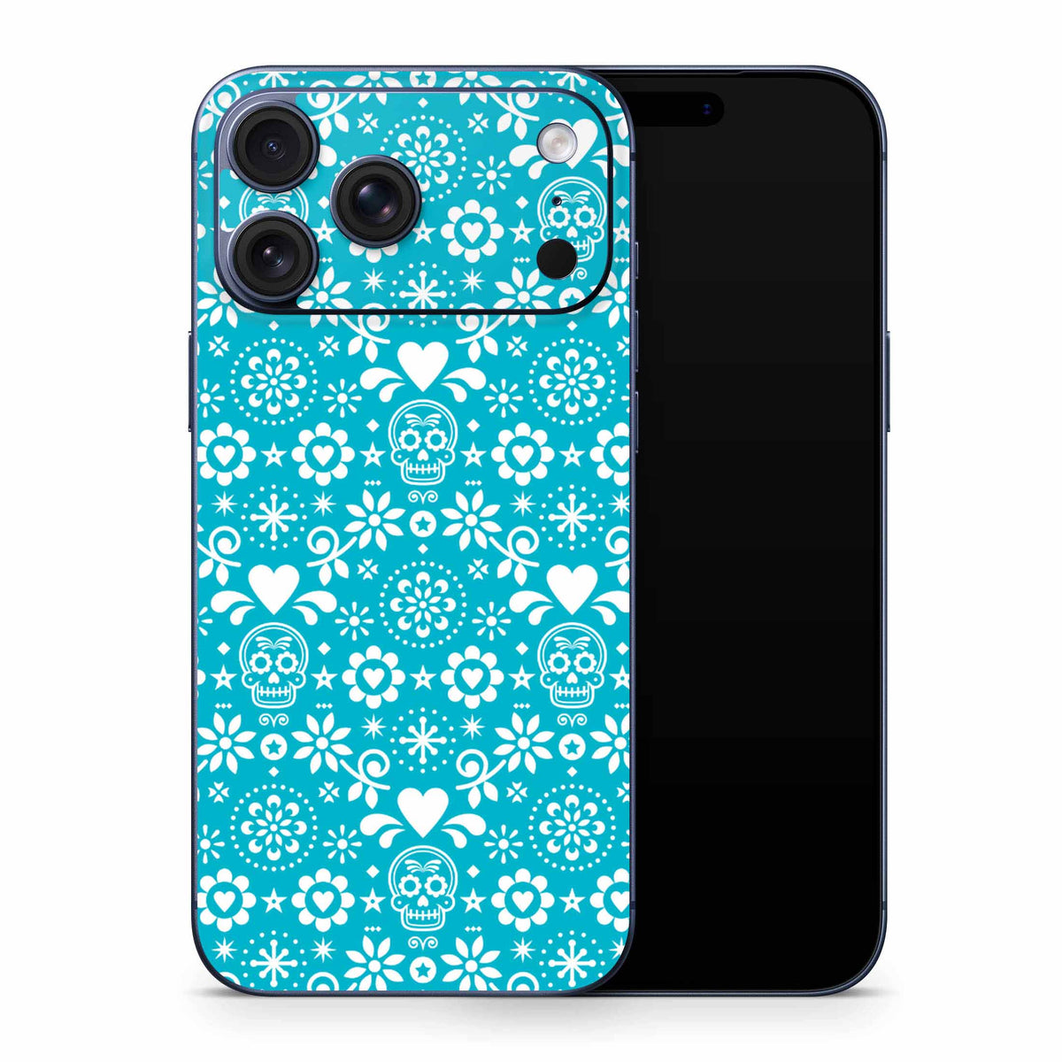 Sugar Skull Floral iPhone 17 Skin