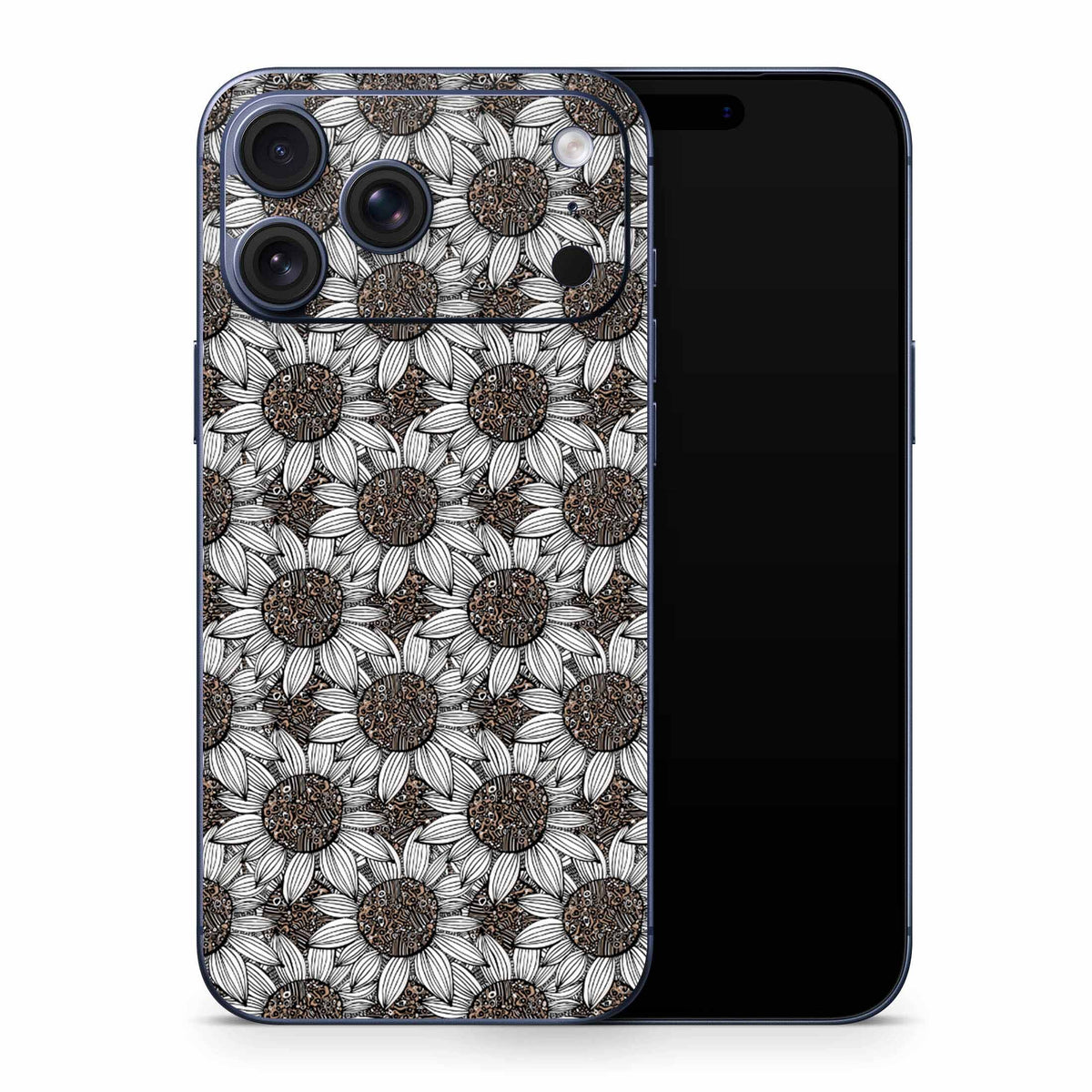 Dark Sunflower iPhone 17 Skin