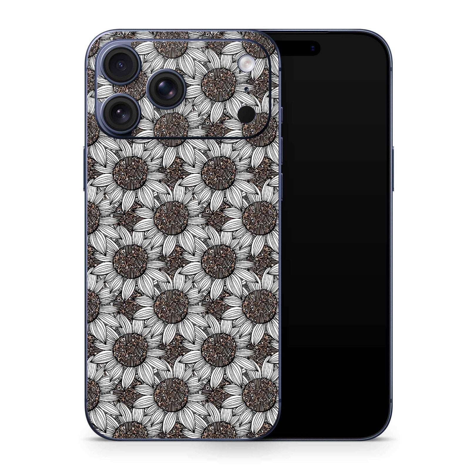 Dark Sunflower iPhone 17 Skin