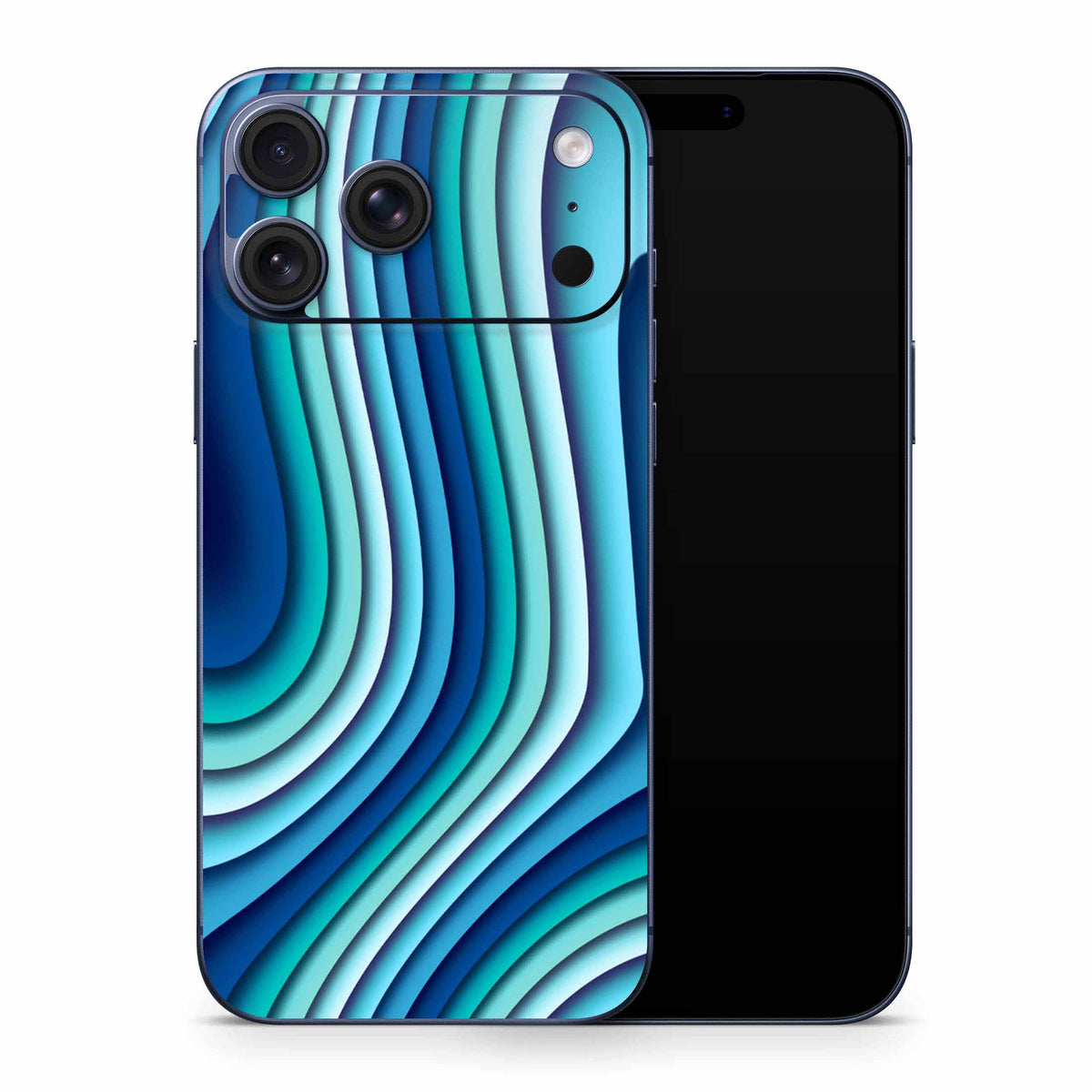 Wavy Fractal iPhone 17 Skin