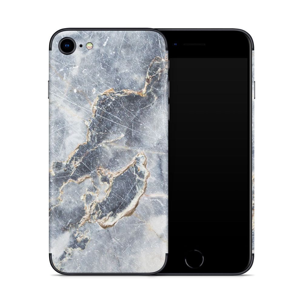 Grey Gold Marble iPhone SE 2 Skin
