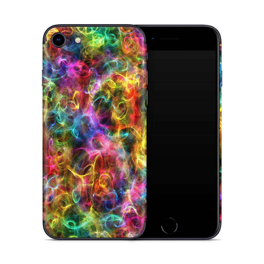 Rainbow Fluffy iPhone SE 2 Skin