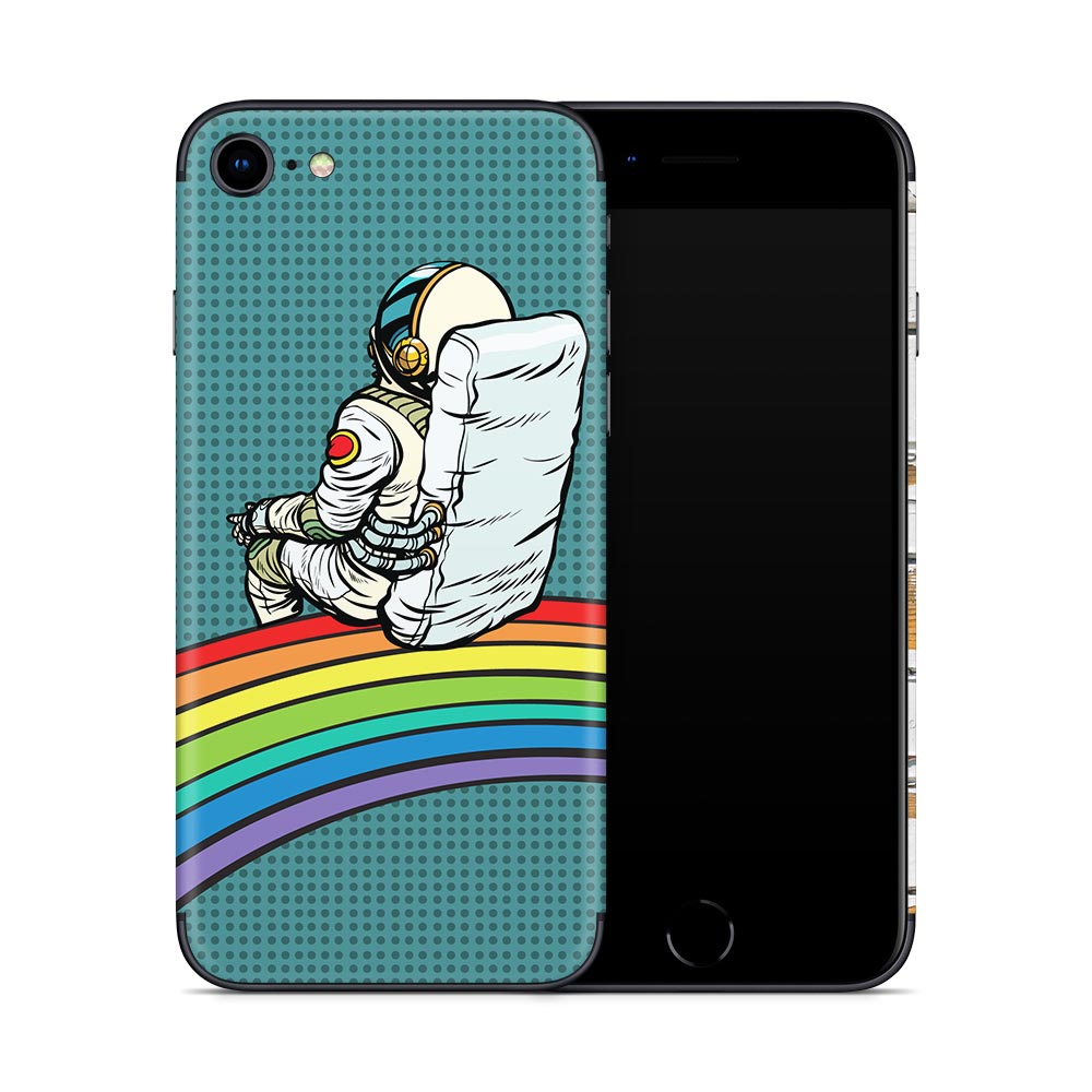 Space Rainbow iPhone SE 2 Skin