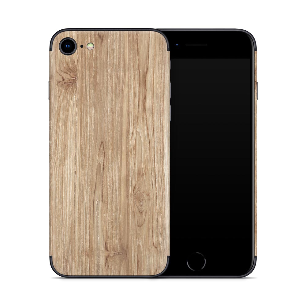 Beech Wood iPhone SE 2 Skin