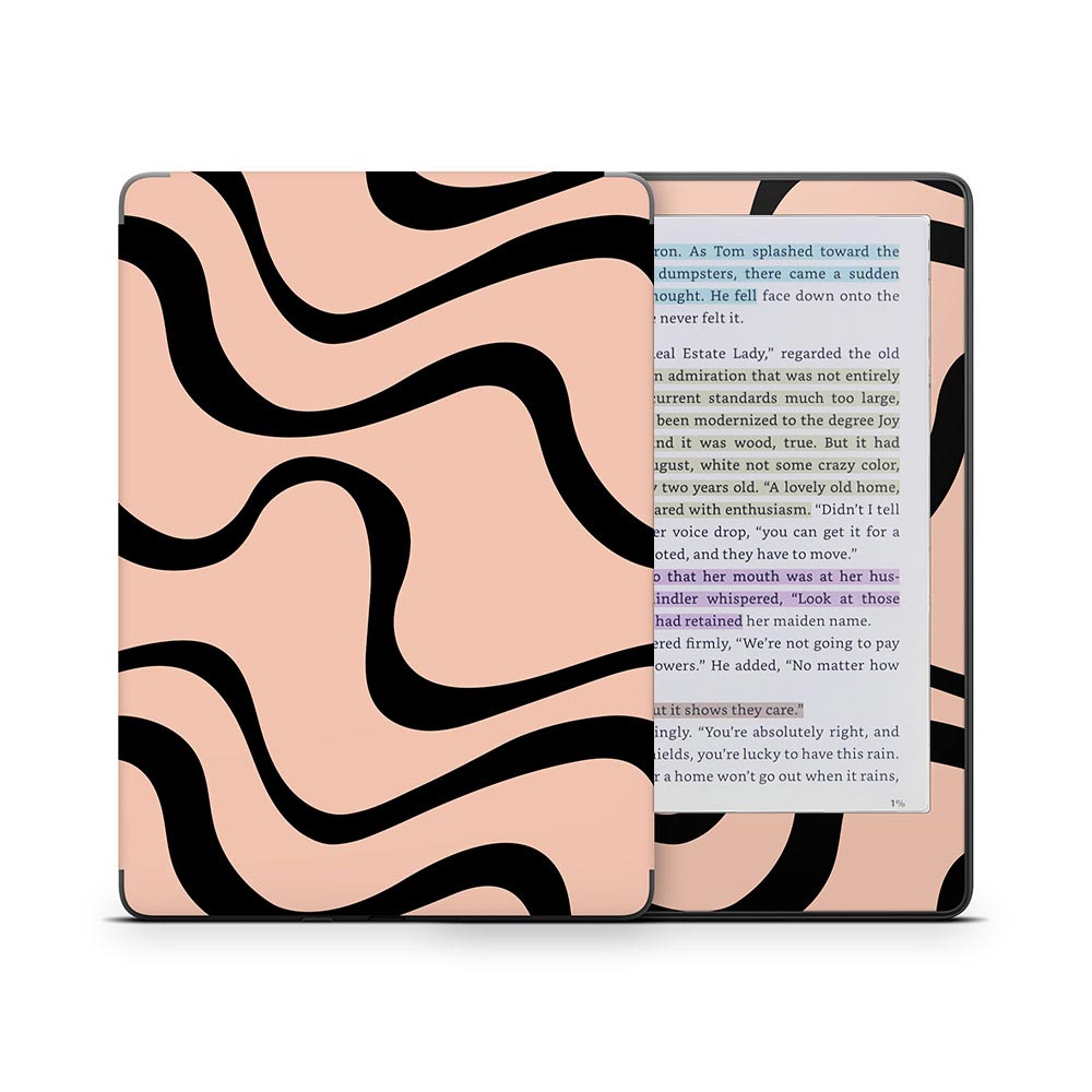 Abstract Swirl Kindle Colorsoft Skin