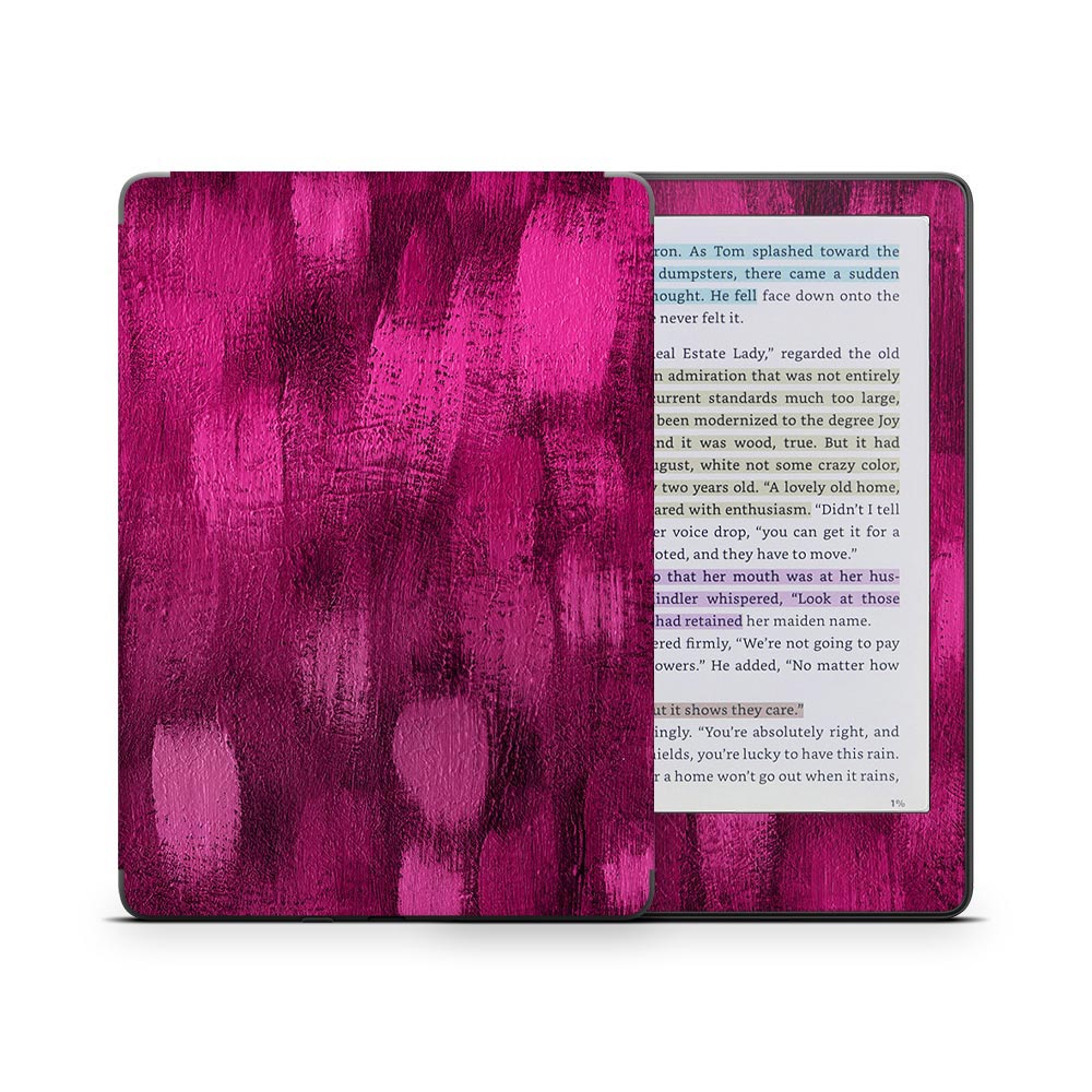 Brushed Pink Kindle Colorsoft Skin
