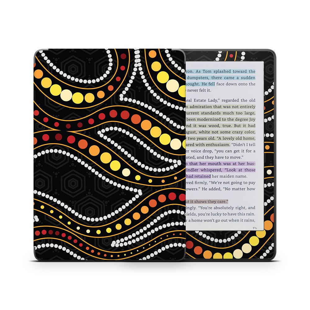 Earthen Abstract Kindle Colorsoft Skin