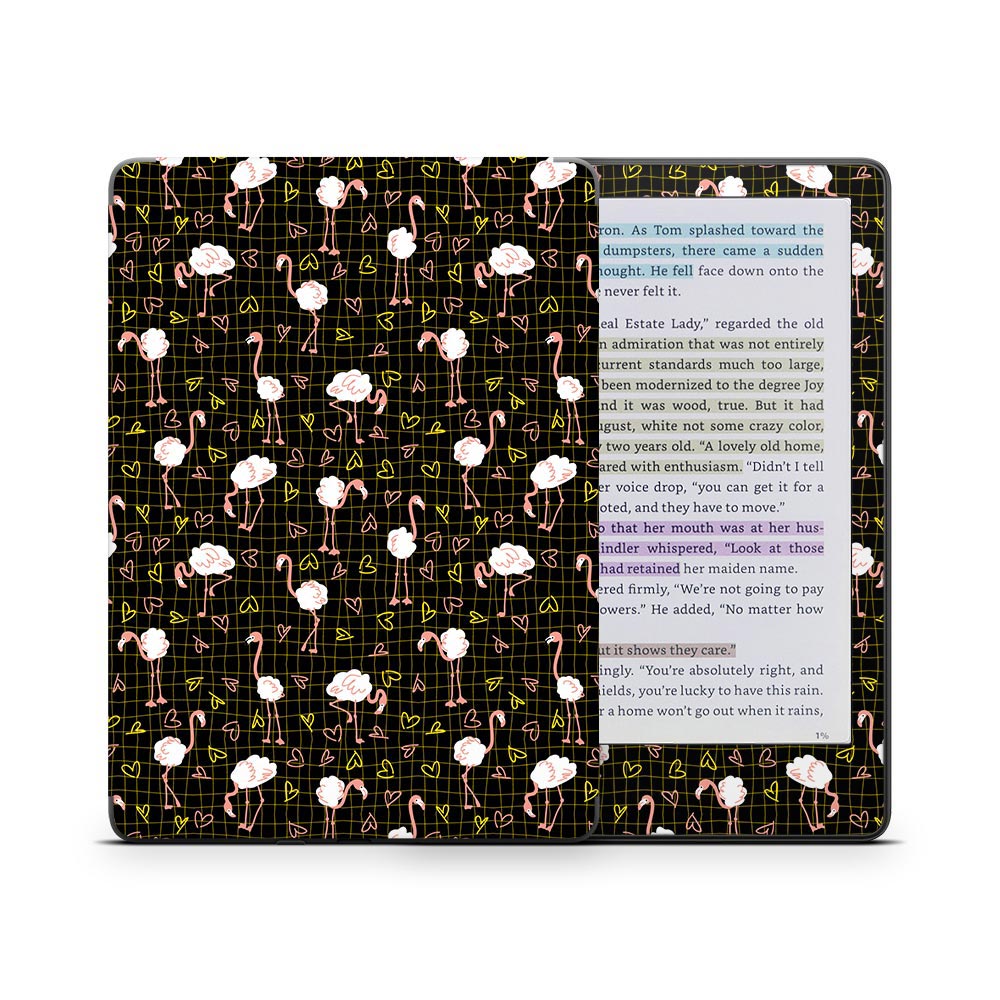 Flamingo A-Go-Go Kindle Colorsoft Skin