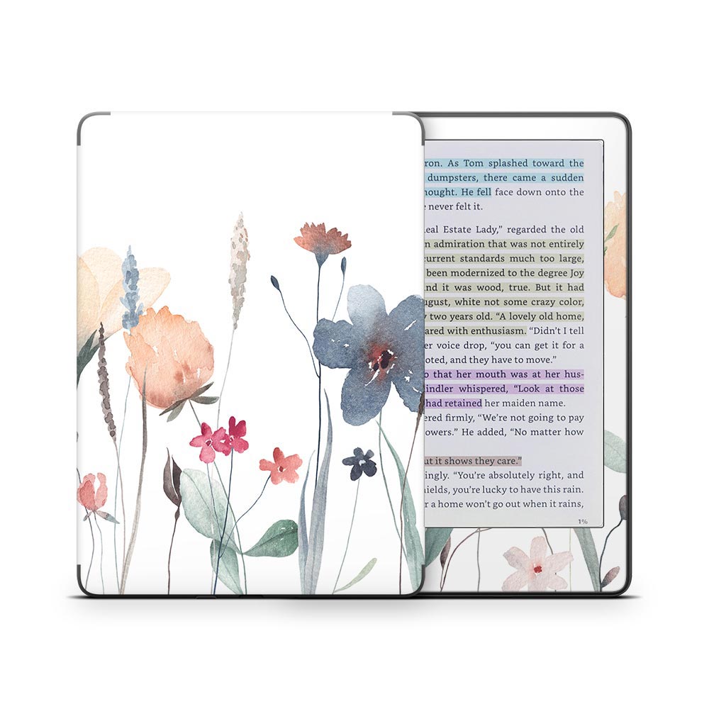 Field of Flowers V2 Kindle Colorsoft Skin