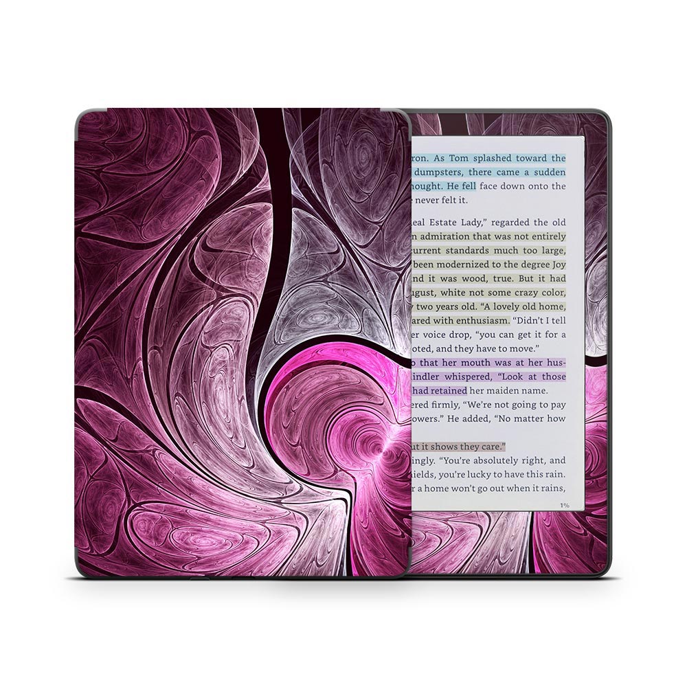 Summer Fractal Kindle Colorsoft Skin
