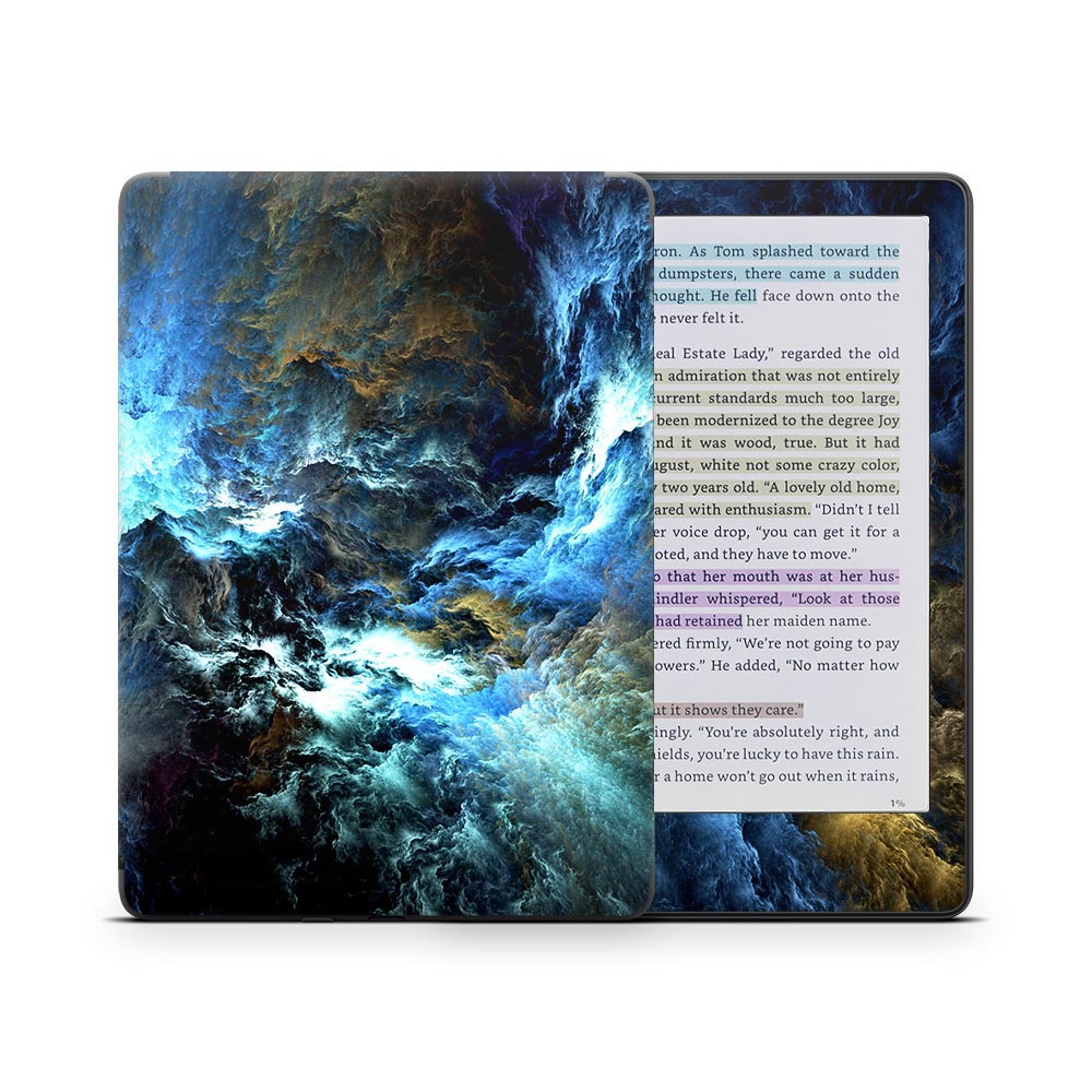 Fractal Storm Kindle Colorsoft Skin