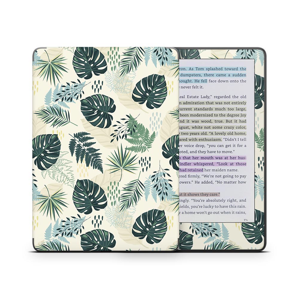Frondalicious Kindle Colorsoft Skin