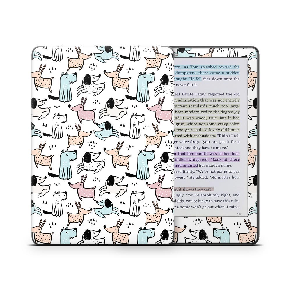 Puppies & Dogs Kindle Colorsoft Skin