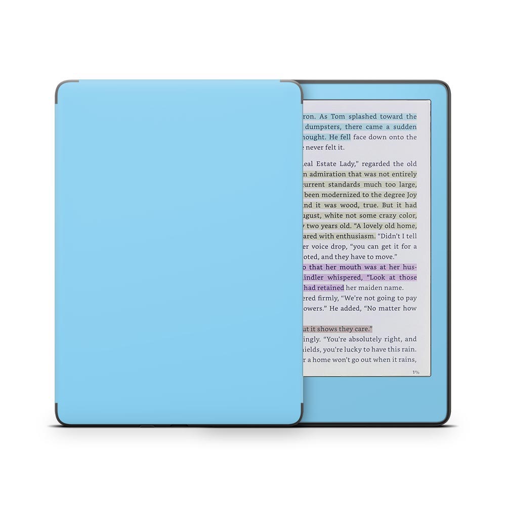 Baby Blue Kindle Colorsoft Skin