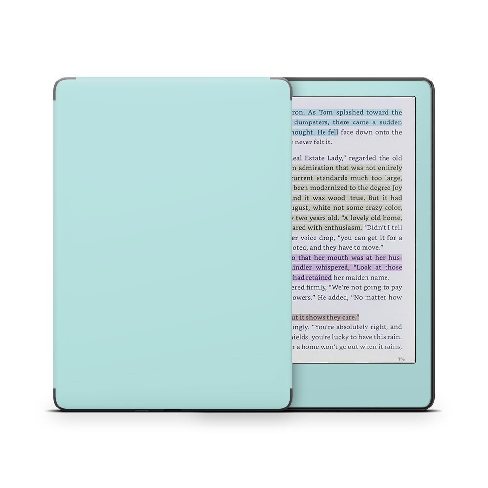 Mint Kindle Colorsoft Skin