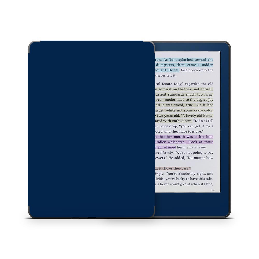 Navy Kindle Colorsoft Skin