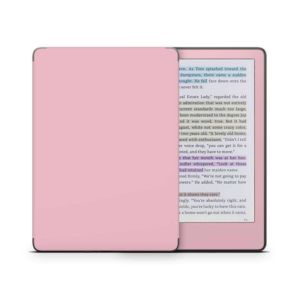 Pink Kindle Colorsoft Skin