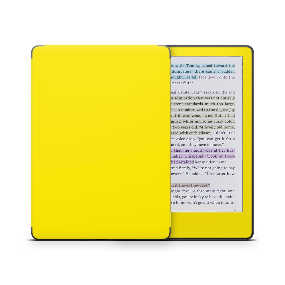 Yellow Kindle Colorsoft Skin
