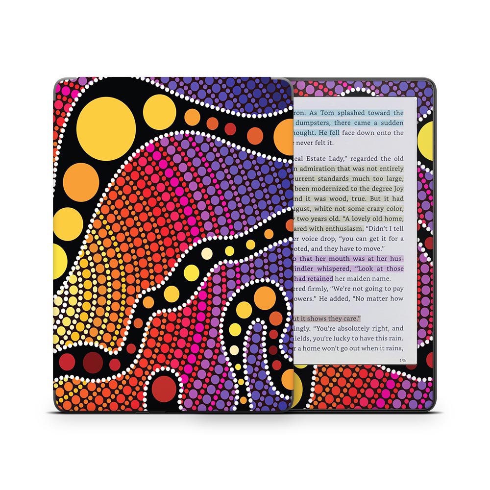 Sunset River Kindle Colorsoft Skin