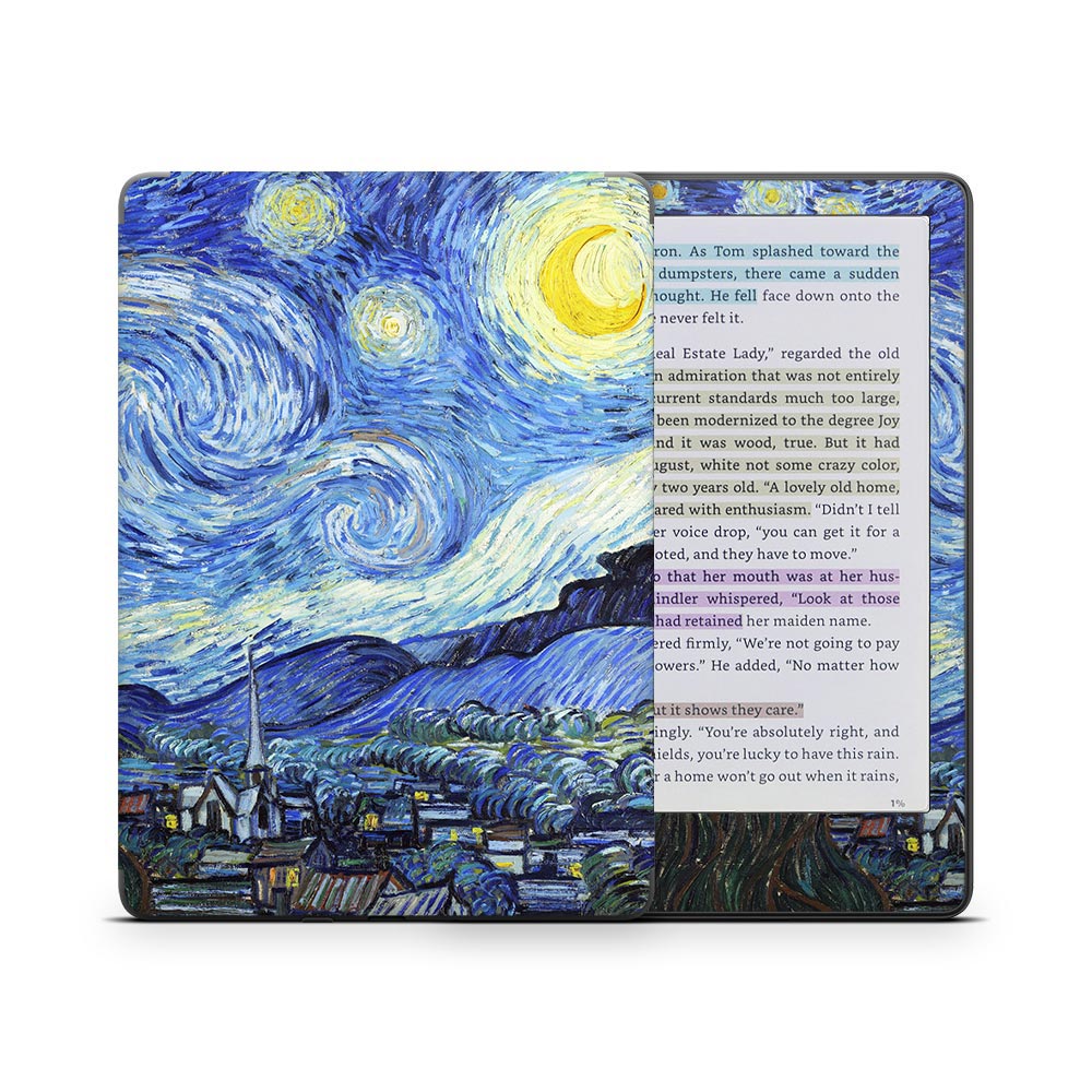 Starry Night Kindle Colorsoft Skin