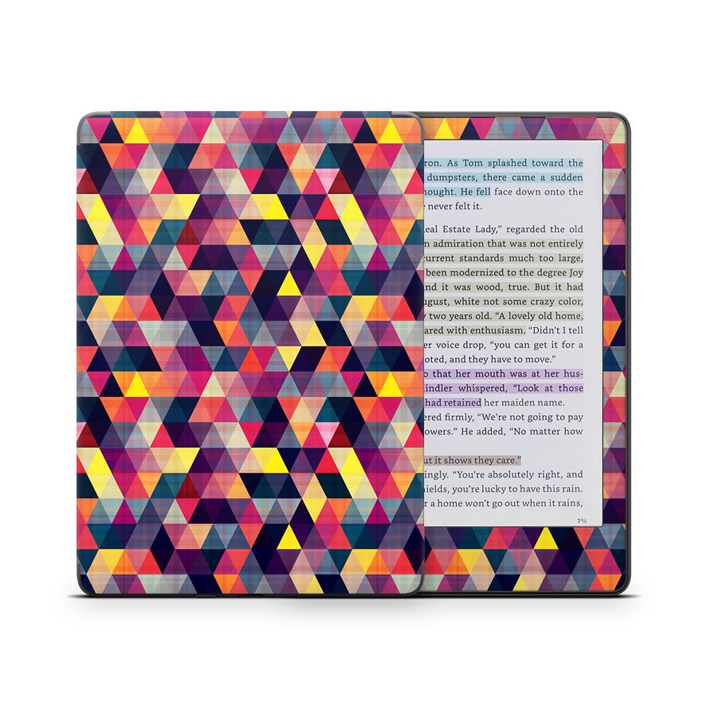 Vintage Geometric Kindle Colorsoft Skin