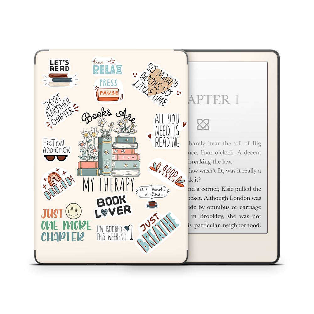 Book Therapy Kindle Paperwhite Skin
