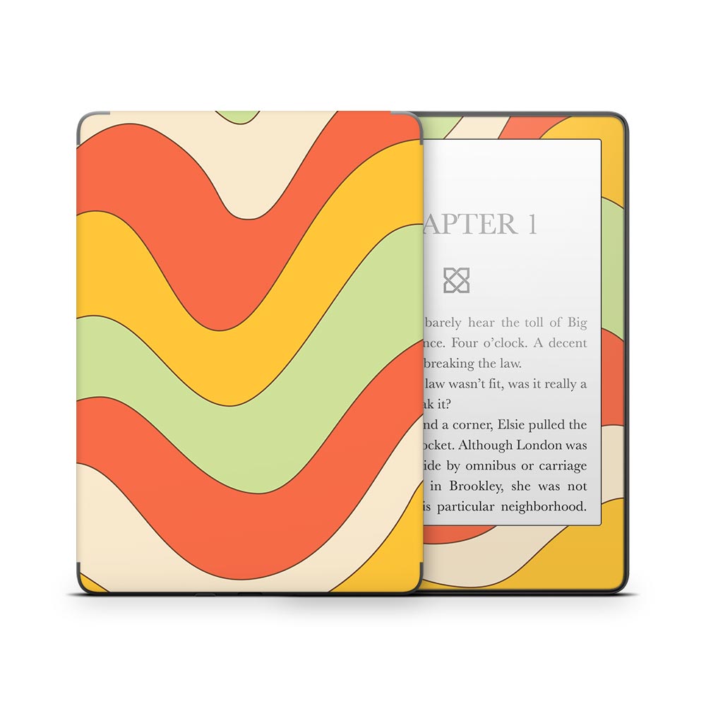 Retro Wavy Kindle Paperwhite Skin