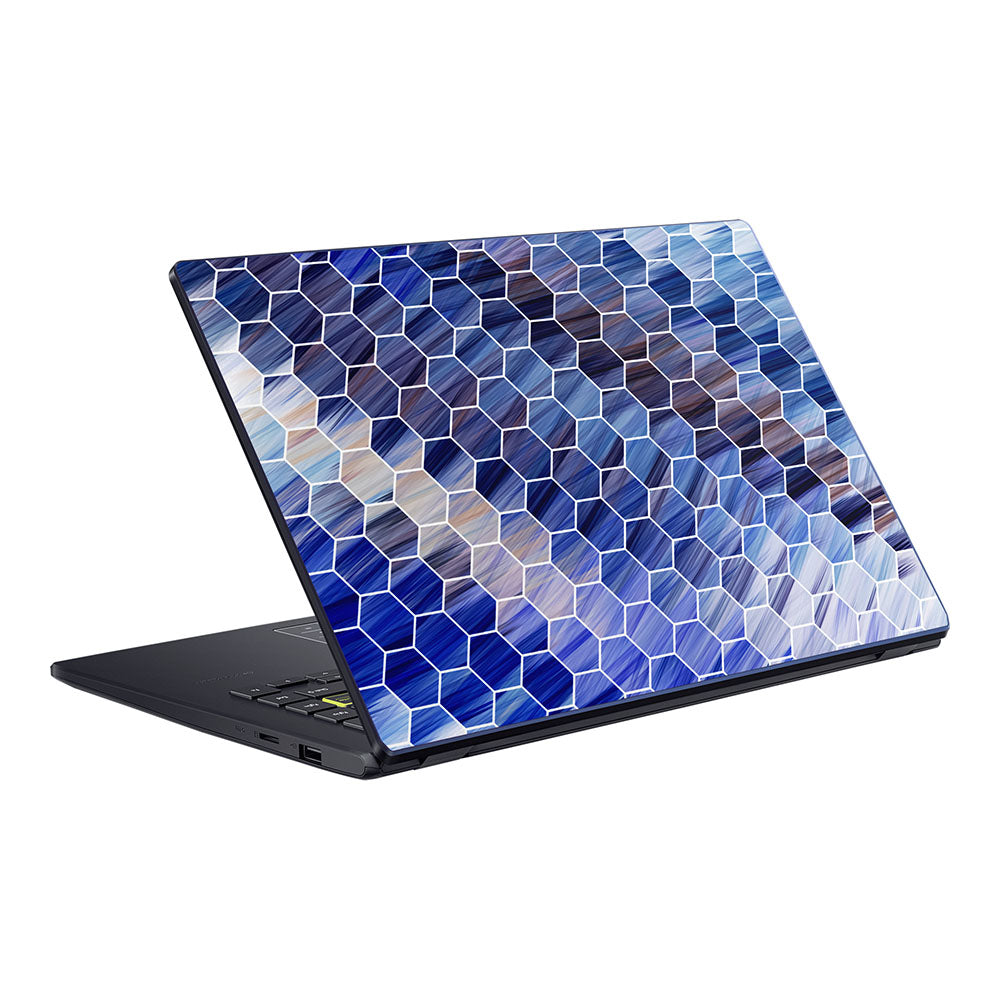 Hex Blue ASUS E410 Skin