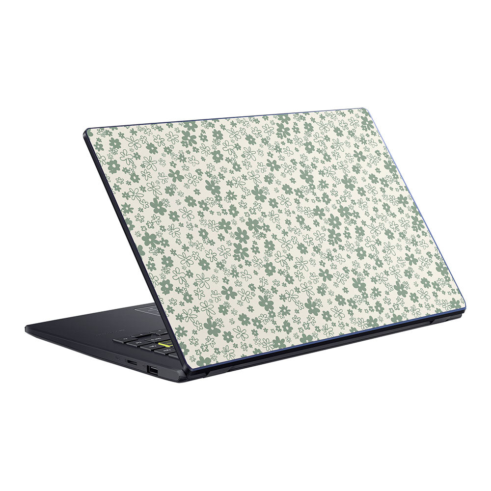 Sage Floral ASUS E410 Skin