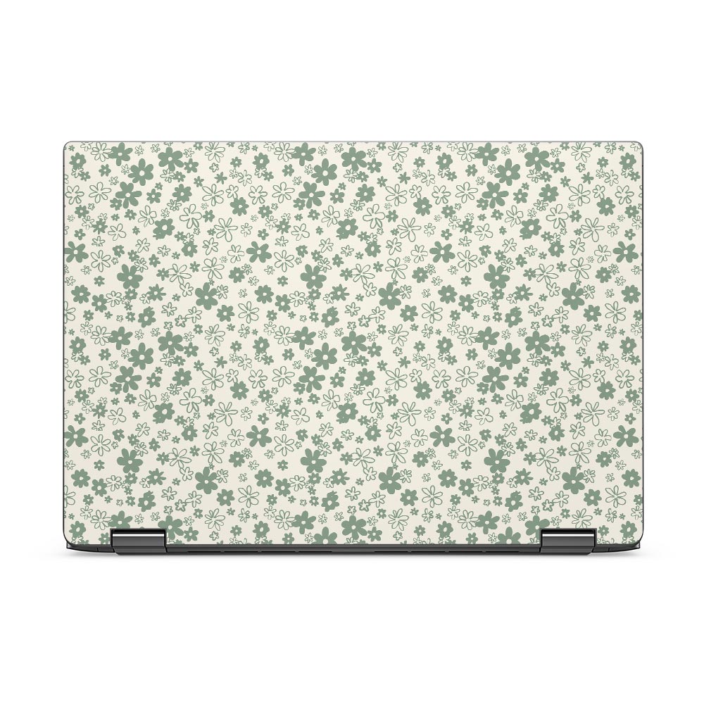 Sage Floral Dell Latitude 7440 Skin