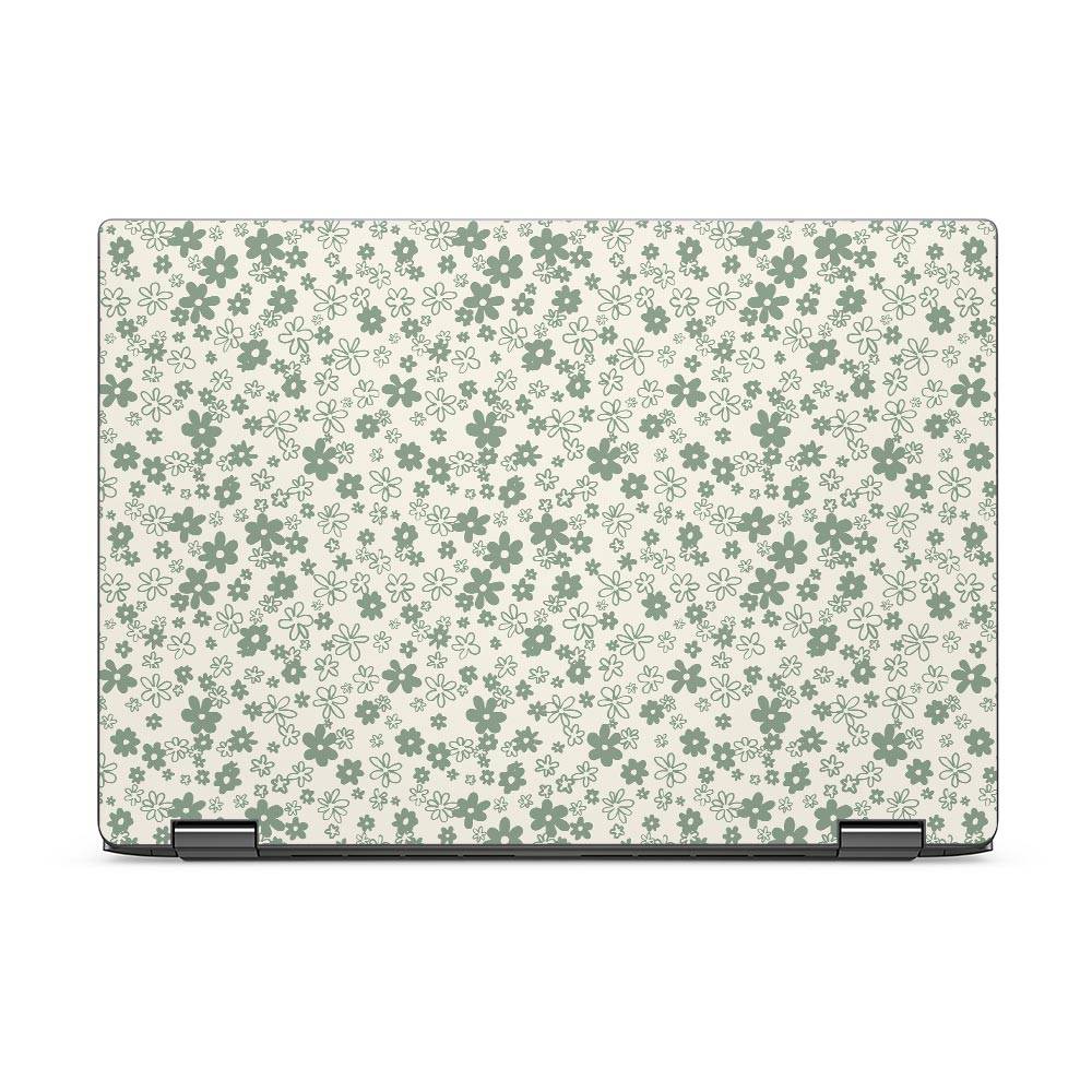 Sage Floral Dell Latitude 94xx Series Skin