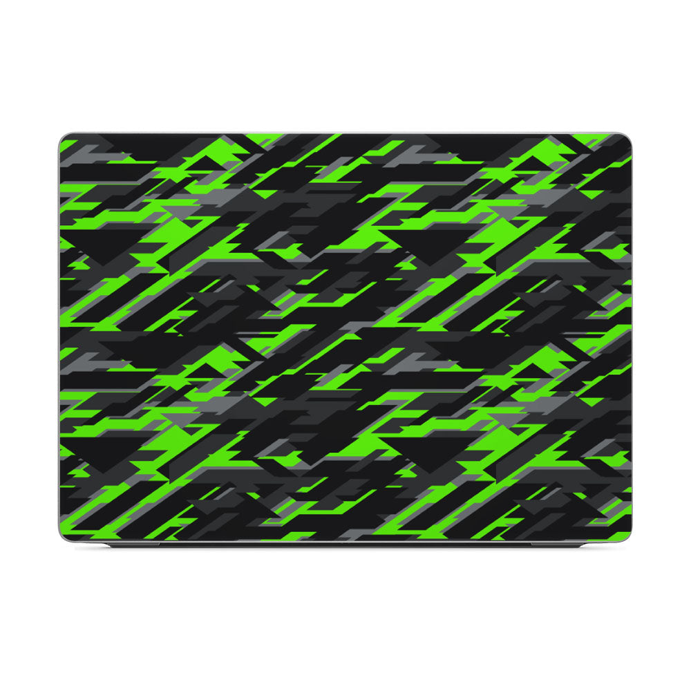 Green Geometric Camo Dell Pro 14 Skin