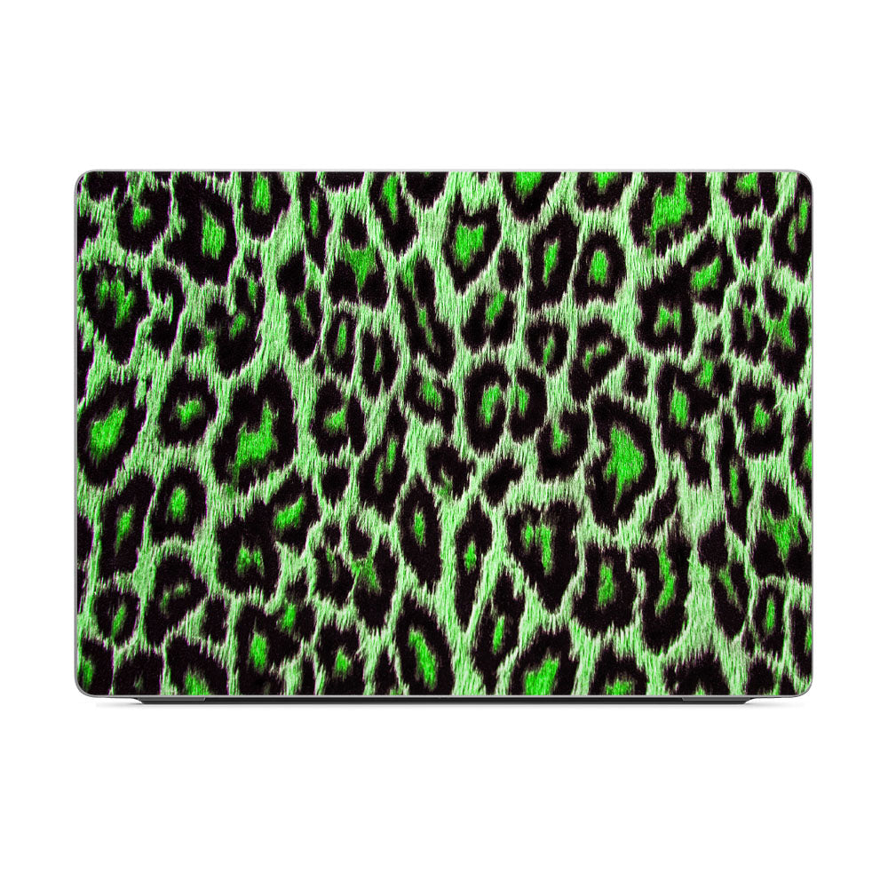 Green Leopard Print Dell Pro 14 Skin