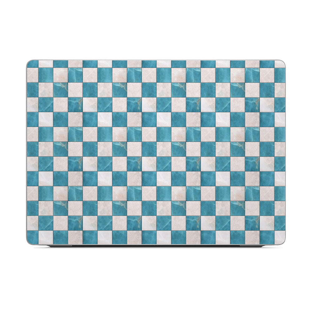 Marble Check Dell Pro 14 Skin