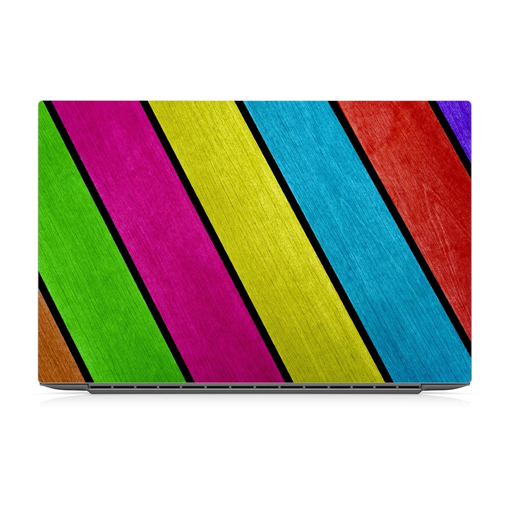 Neon Wood Panels - Dell XPS 14 Skin