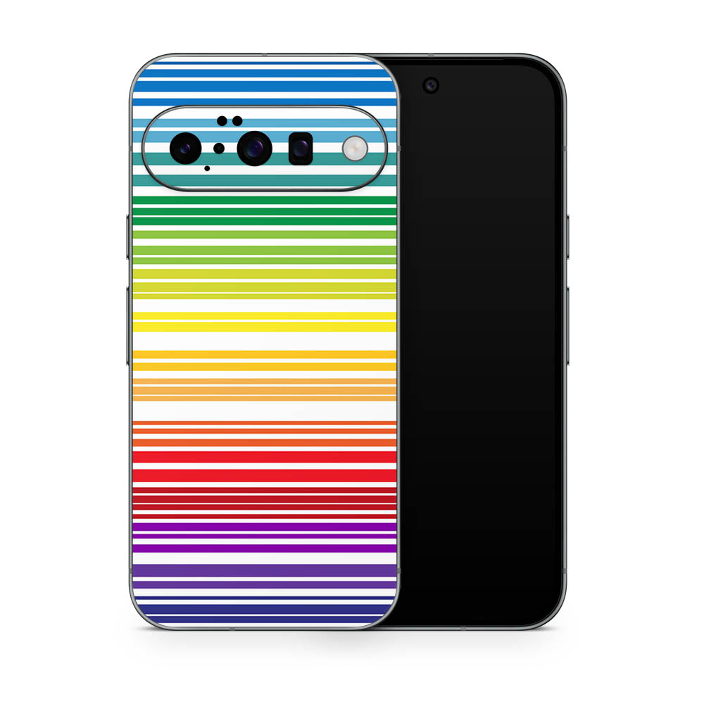 Rainbow Barcode Google Pixel 10 Skin