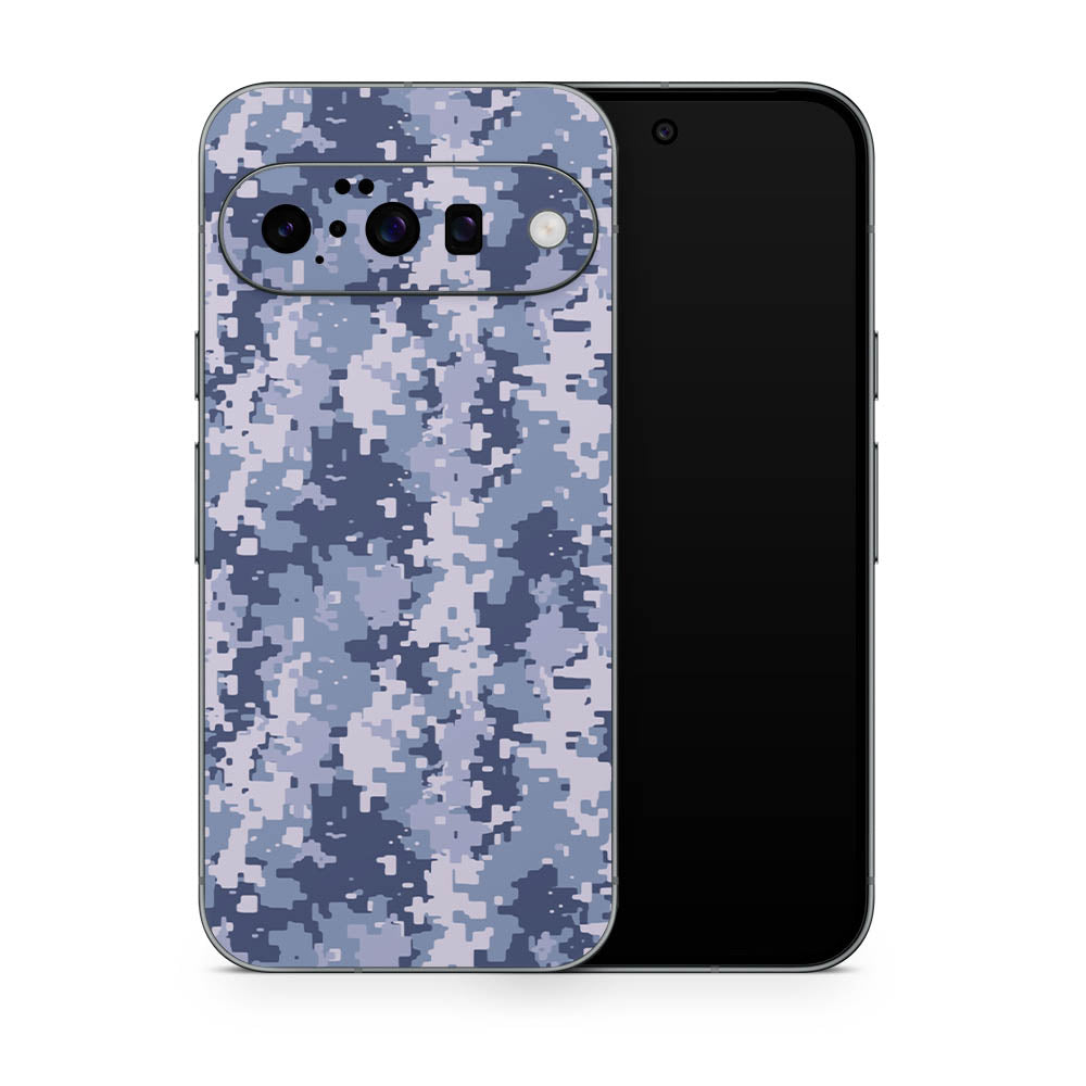 Digital Blue Camo Google Pixel 10 Skin