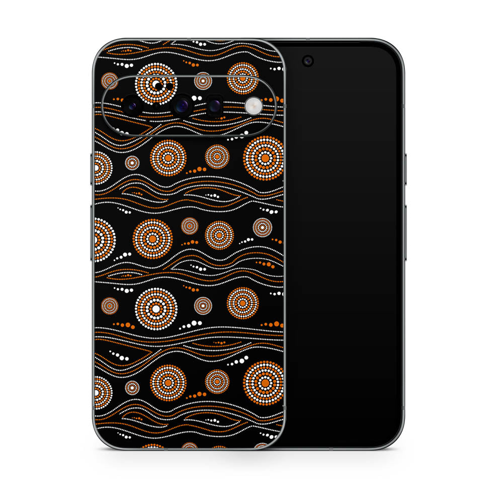 Earthy Circles Google Pixel 10 Skin