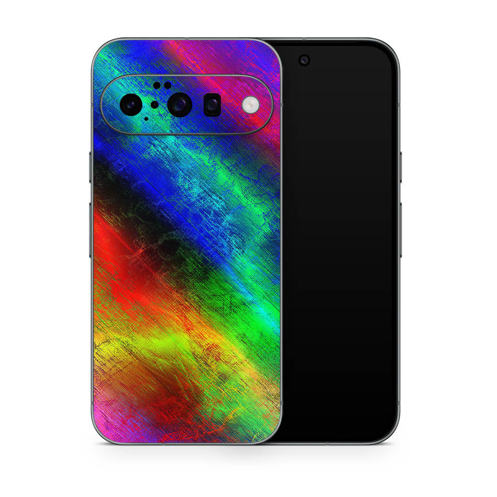 Grunge Rainbow Google Pixel 10 Skin