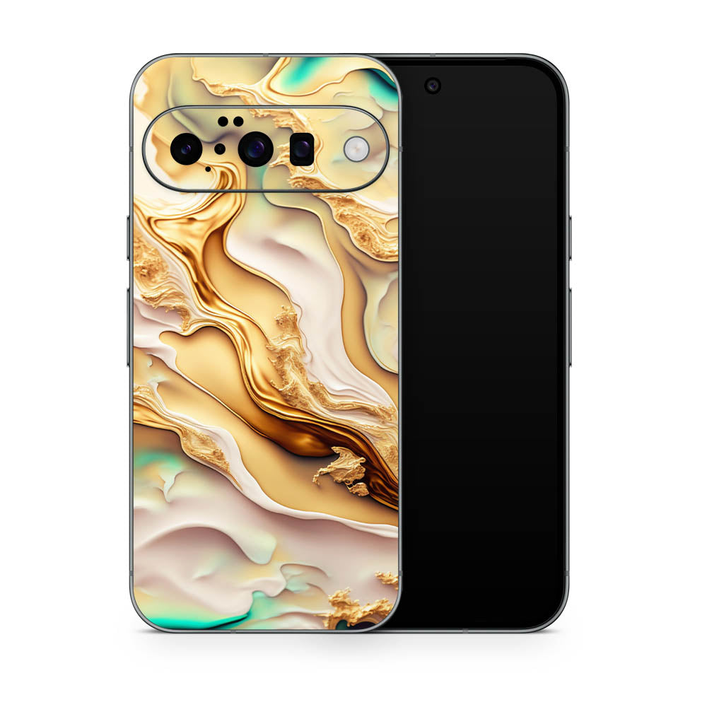 Liquid Gold Google Pixel 10 Skin