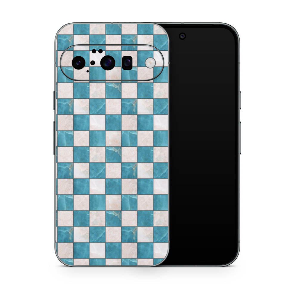 Marble Check Google Pixel 10 Skin