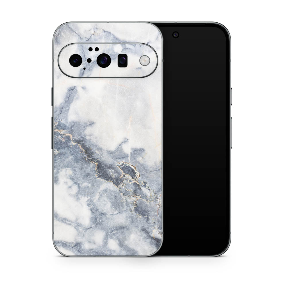 Grey Gold Marble Google Pixel 10 Skin