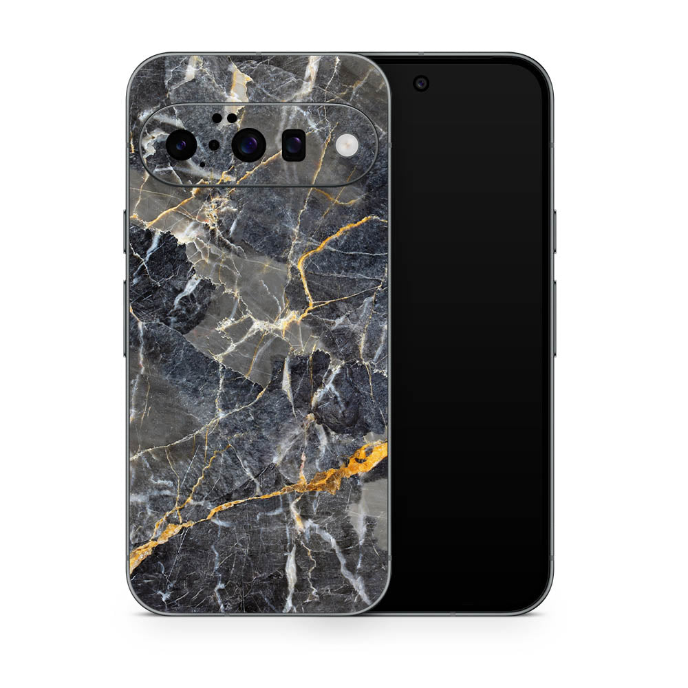 Slate Gold Marble Google Pixel 10 Skin
