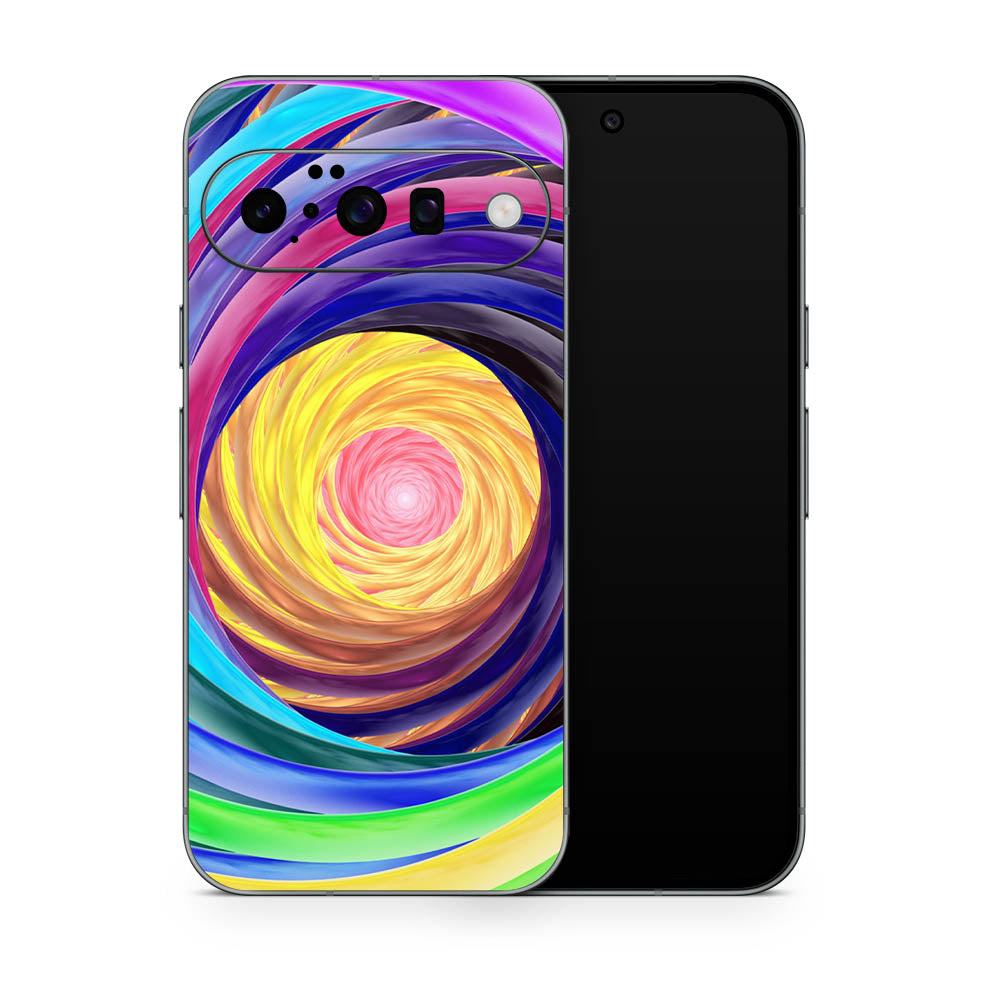 Rainbow Vortex Google Pixel 10 Skin