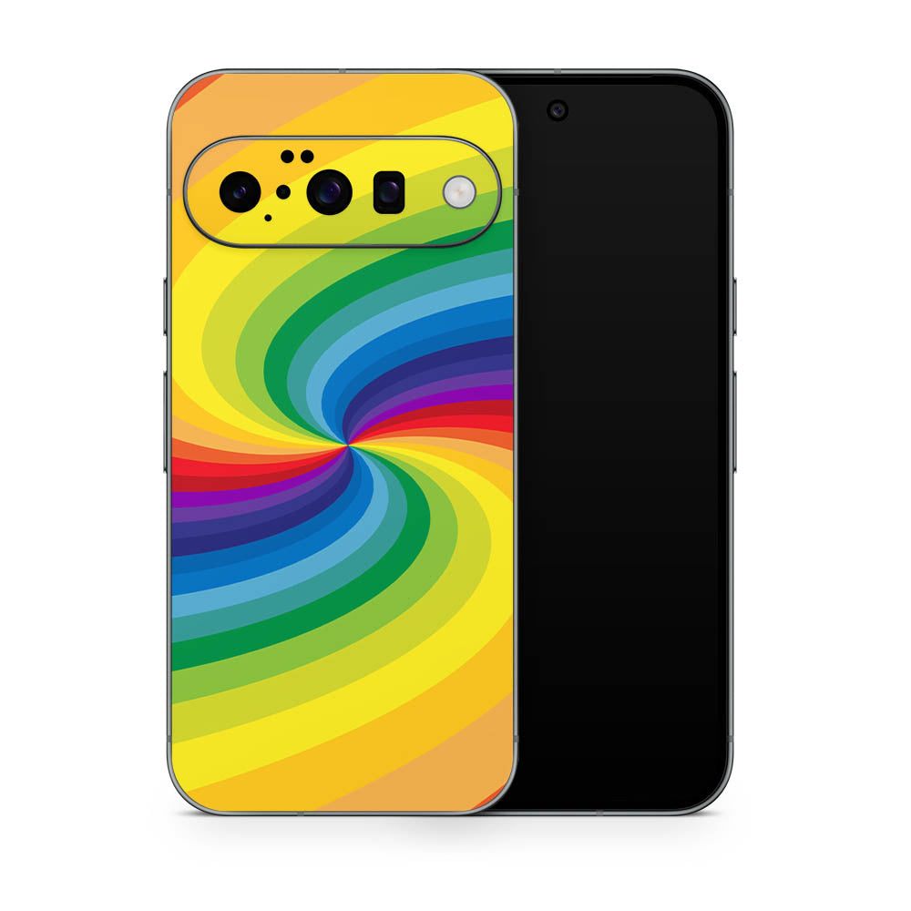 Rainbow Trance Google Pixel 10 Skin