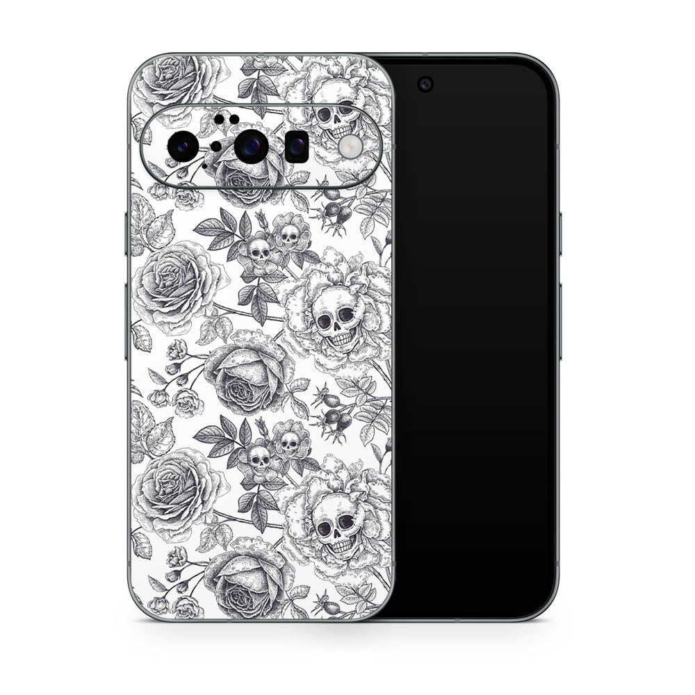 BW Skull & Roses Google Pixel 10 Skin
